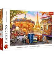 Puzzle 500 Wakacje w Paryżu TREFL