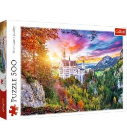 Puzzle 500 Widok na zamek Neuschwanstein TREFL