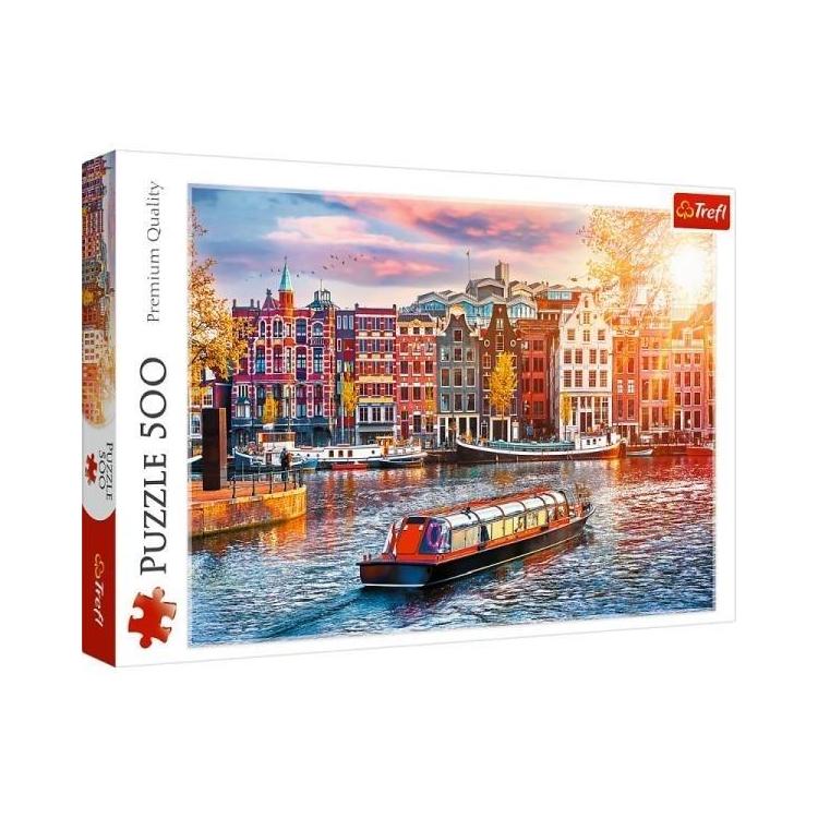 Puzzle 500 Amsterdam Holandia TREFL
