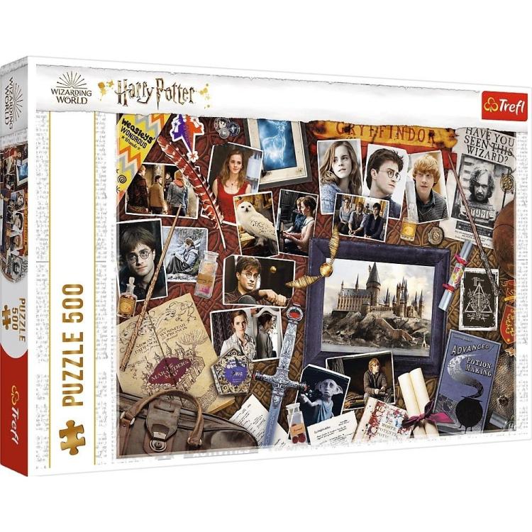 Puzzle 500 Pamiątki z Hogwartu TREFL