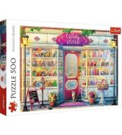 Puzzle 500 Sklepik ze słodyczami TREFL