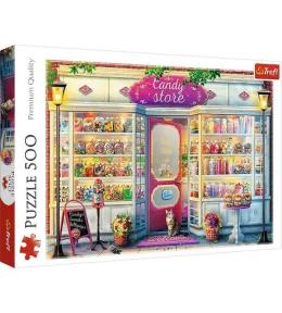 Puzzle 500 Sklepik ze słodyczami TREFL