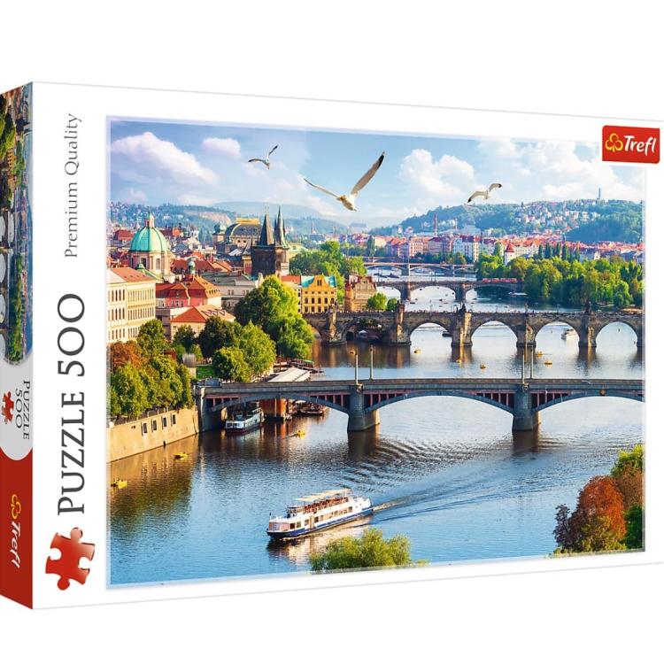 Puzzle 500 Praga Czechy TREFL