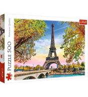 Puzzle 500 Romantyczny Paryż TREFL