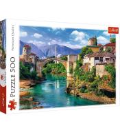 Puzzle 500 Stary most w Mostarze TREFL