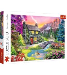 Puzzle 500 Górska sielanka TREFL