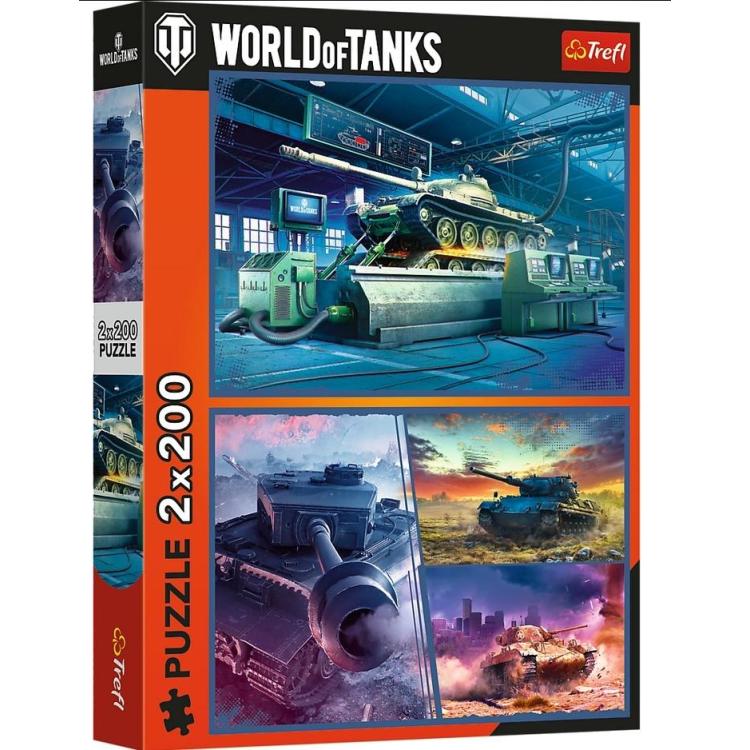 Puzzle 2x200 Pancerna misja TREFL