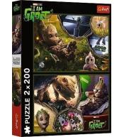Puzzle 2x200 Ja jestem Groot TREFL