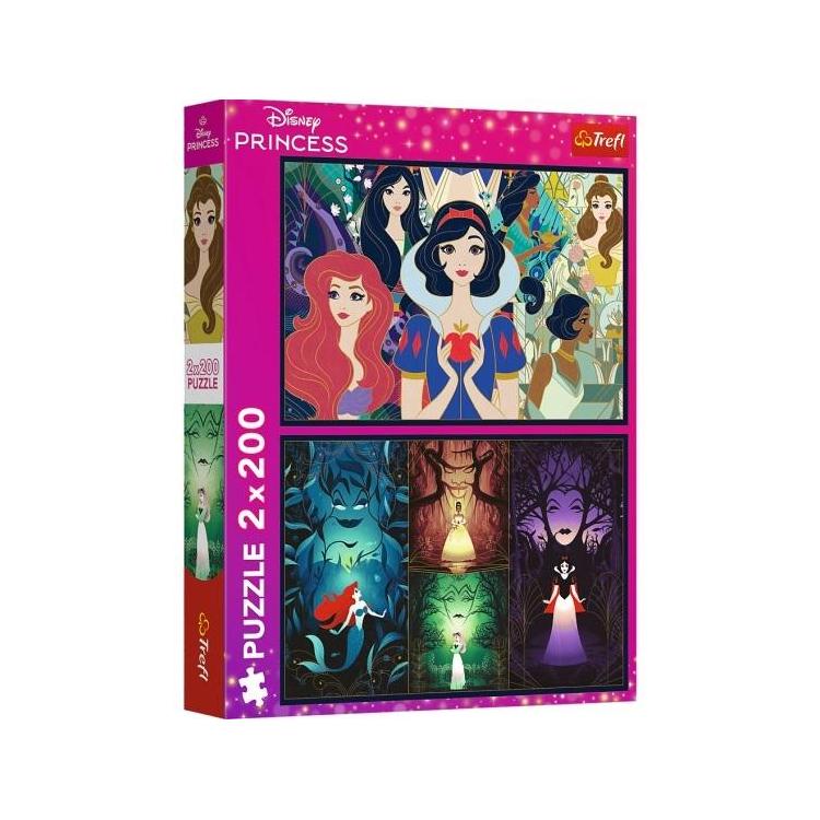 Puzzle 2x200 Czarujące księżniczki TREFL