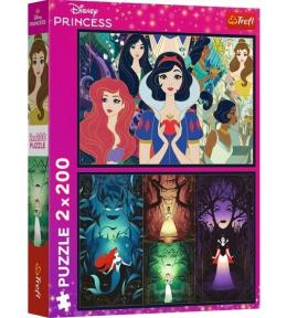 Puzzle 2x200 Czarujące księżniczki TREFL