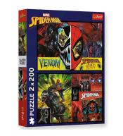 Puzzle 2x200 Dzień i noc Spidermana TREFL