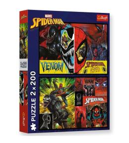 Puzzle 2x200 Dzień i noc Spidermana TREFL