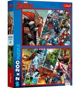 Puzzle 2x200 Obrońcy świata TREFL