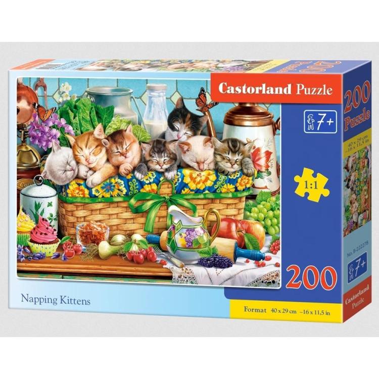 Puzzle 200 Napping Kittens CASTOR