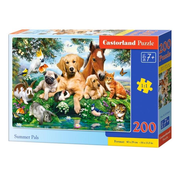 Puzzle 200 Summer Pals CASTOR