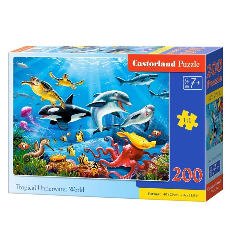 Puzzle 200 Tropical Underwater World CASTOR