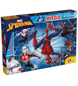Puzzle 60 dwustronne Spiderman