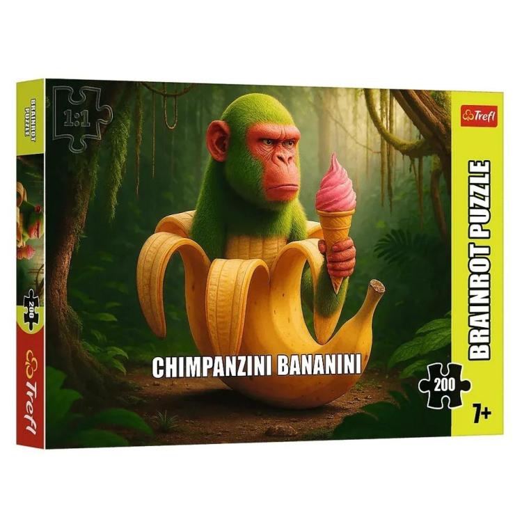 Puzzle 200 BrainRots Chimpanzini Bananini