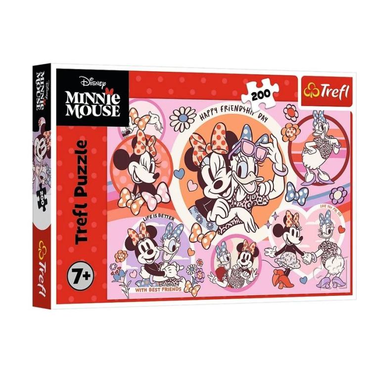 Puzzle 200 Zwyczaje Myszki Minni TREFL
