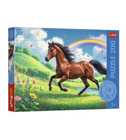 Puzzle 200 Dostojny koń Rodzina Treflików TREFL