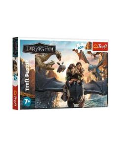 Puzzle 200 Szczerbatek i przyjaciele TREFL