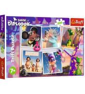Puzzle 200 Przygody Smoka Diplodoka TREFL
