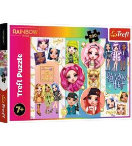 Puzzle 200 Przyjaźń Rainbow High TREFL