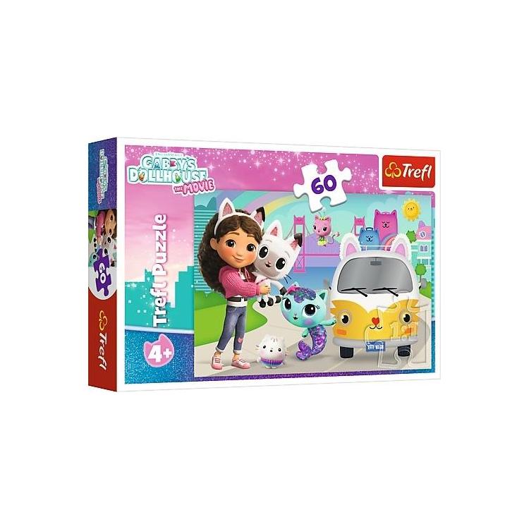 Puzzle 60 Gabby i kocie przygody TREFL