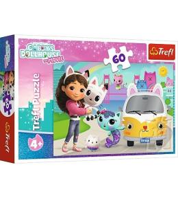 Puzzle 60 Gabby i kocie przygody TREFL