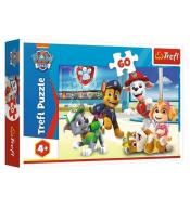 Puzzle 60 W świecie Piesków TREFL