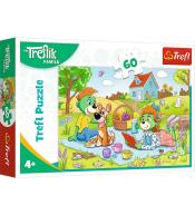 Puzzle 60 Przygody Rodziny Treflików TREFL