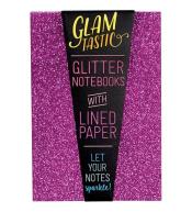 Ooly Glam Tastic zestaw brokatowych 3 różowych notesów notebooks, 64 kartki w linie