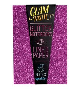Ooly Glam Tastic zestaw brokatowych 3 różowych notesów notebooks, 64 kartki w linie