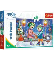Puzzle 60 Zima u Treflików TREFL