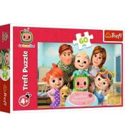 Puzzle 60 Cocomelon, Wspaniały dzień TREFL