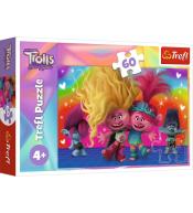 Puzzle 60 Przyjacielskie Trolle TREFL