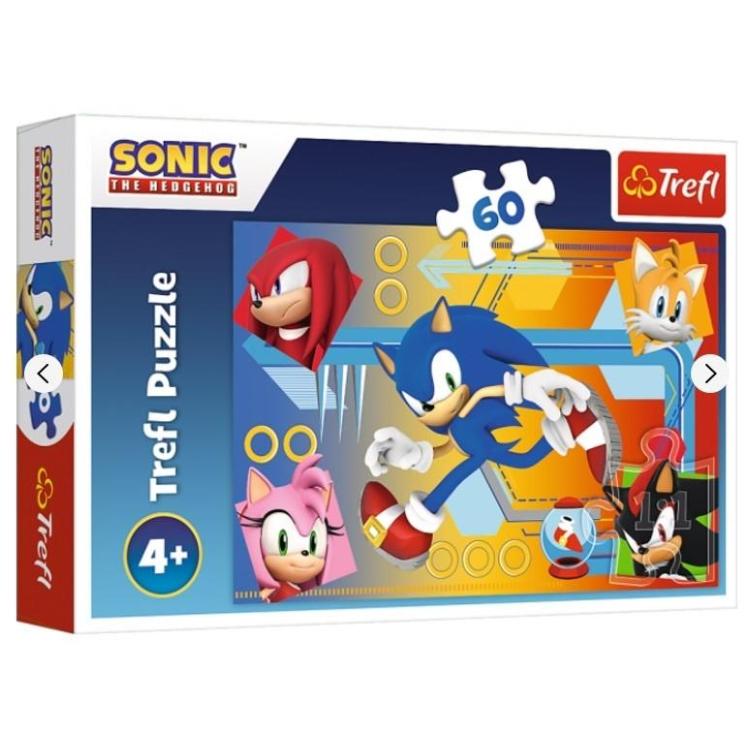 Puzzle 60 Sonic w akcji TREFL