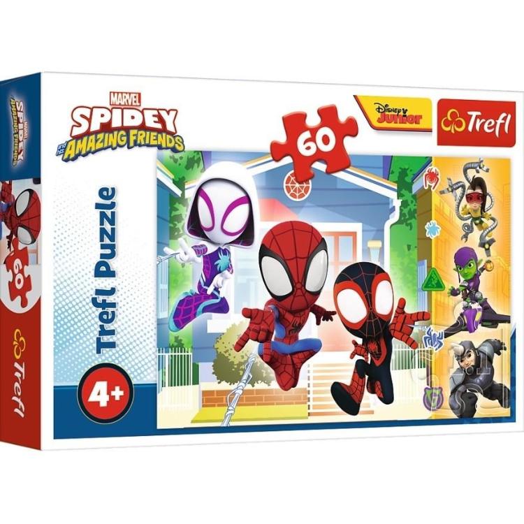 Puzzle 60 W świecie Spidey'a TREFL