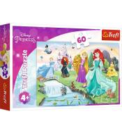 Puzzle 60 Poznaj Księżniczki TREFL