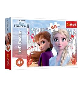 Puzzle 60 Zaczarowny świat Anny i Elsy TREFL