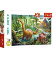 Puzzle 60 Wędrówka dinozaurów TREFL