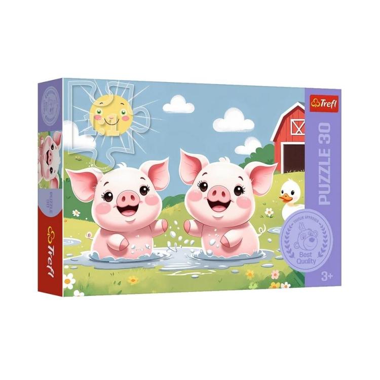 Puzzle 30 Wesołe życie na wsi TREFL