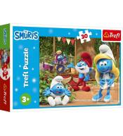 Puzzle 30 Smerfetka i Smerfy TREFL