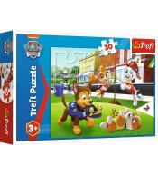 Puzzle 30 Pieski w akcji TREFL