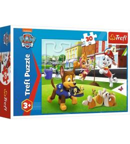 Puzzle 30 Pieski w akcji TREFL