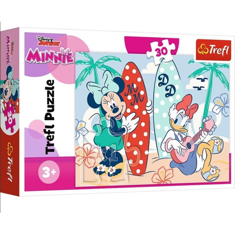Puzzle 30 Kolorowa Minnie TREFL