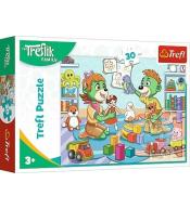 Puzzle 30 Radosna Rodzina Treflików TREFL