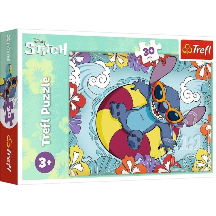 Puzzle 30 Lilo&Stitch na wakacjach TREFL