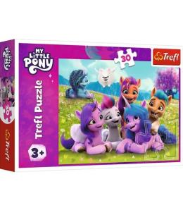 Puzzle 30 Przyjacielskie Koniki Pony TREFL