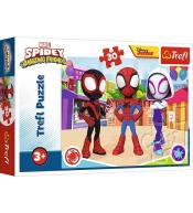 Puzzle 30 Przygody Spidey'a i przyjaciół TREFL